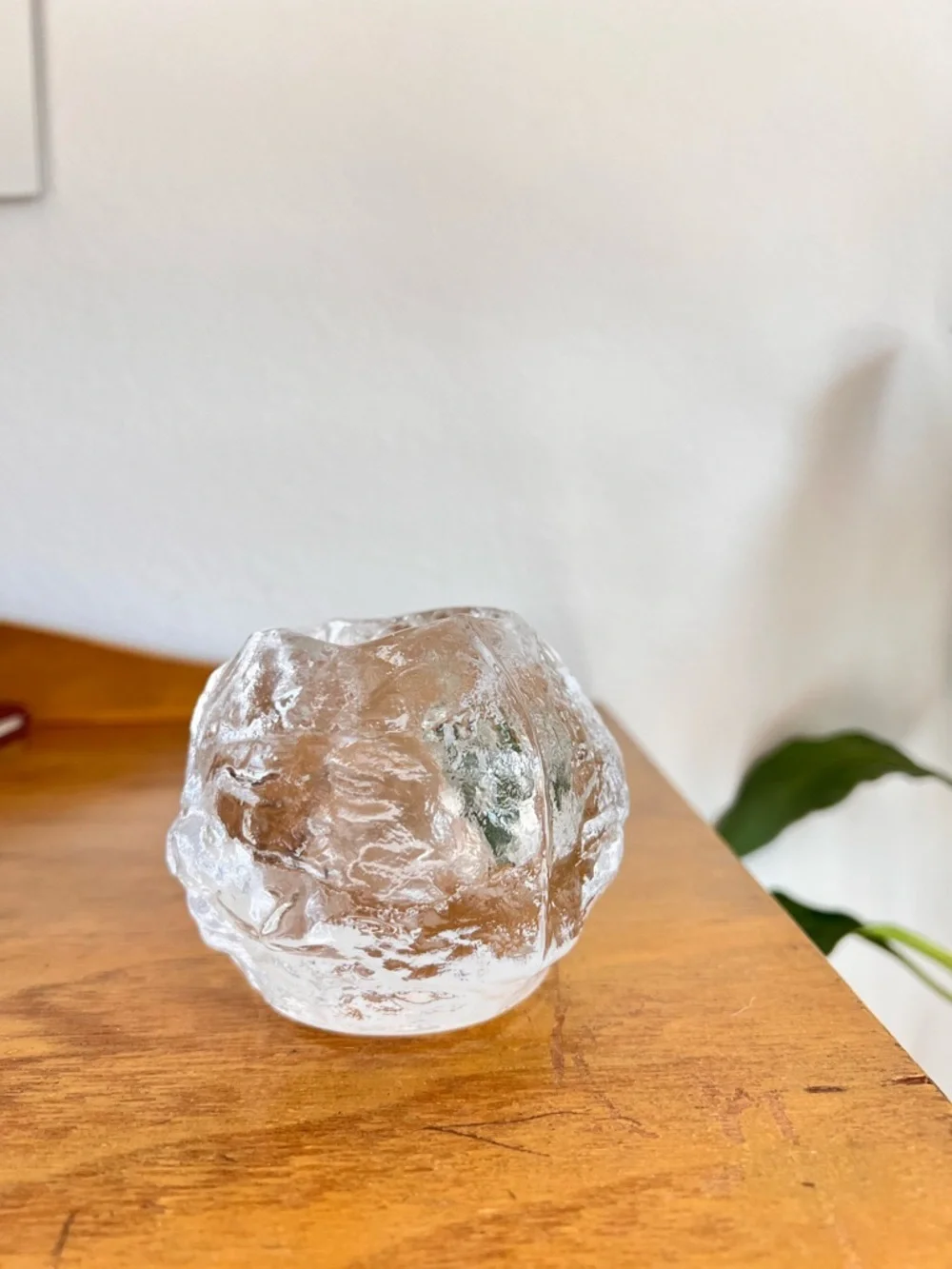 Kosta Boda Snowball Crystal Votive Candle Holder‎ 3